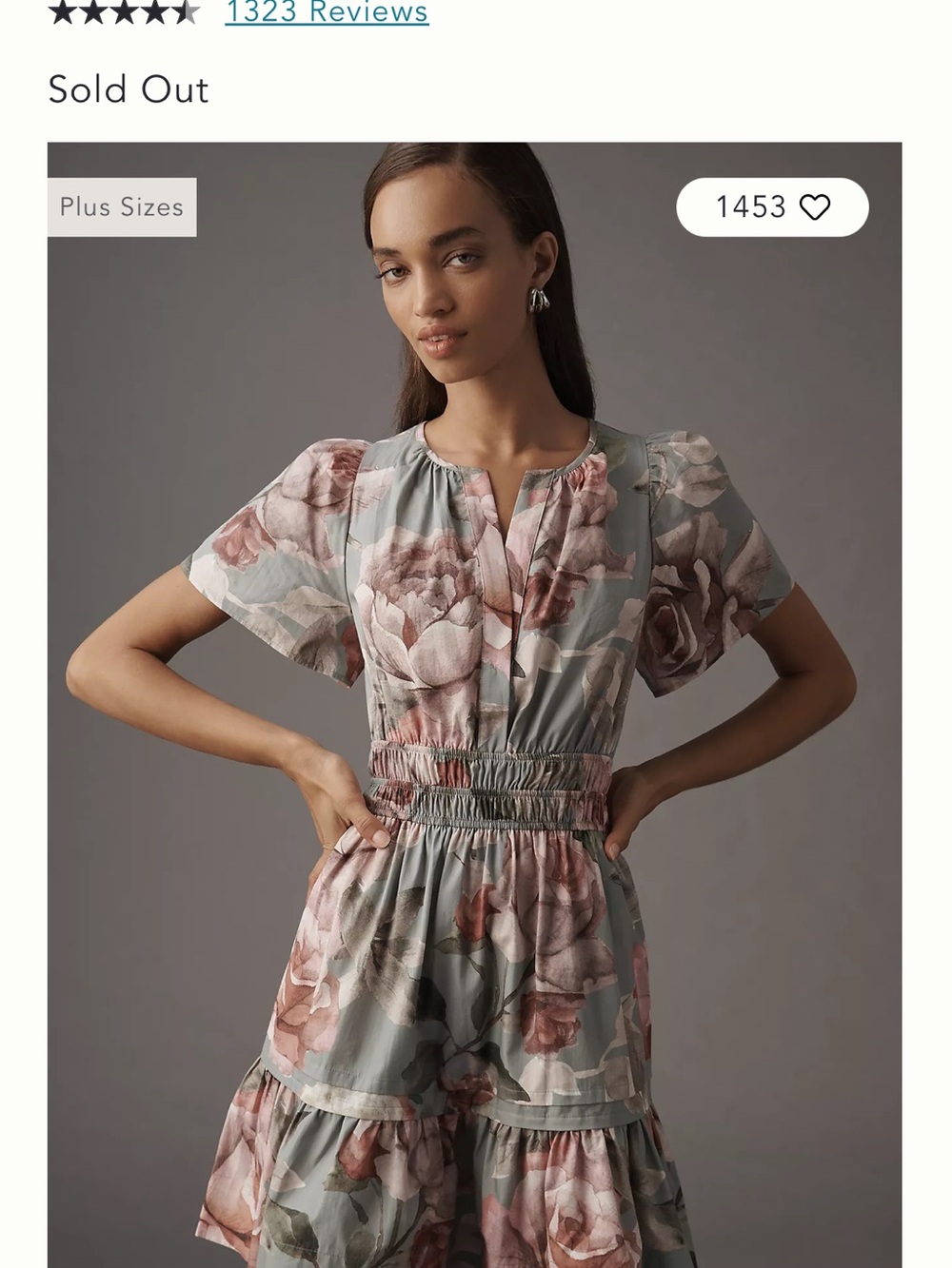 Loverly Grey x Anthropologie Somerset Mini Dress — Size S